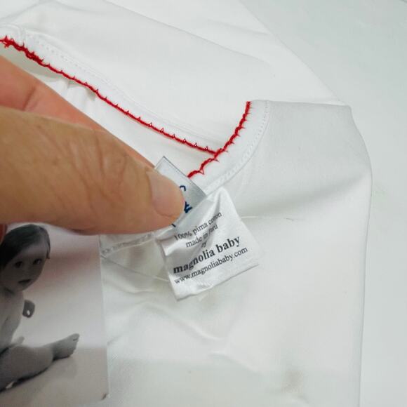 NWT Magnolia Baby 28" x 28" Baby's 1st Christmas Receiving Blanket - Picture 4 of 4